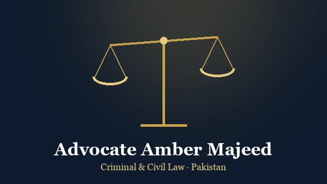 Advocate Amber Majeed — bilingual English/Urdu law website